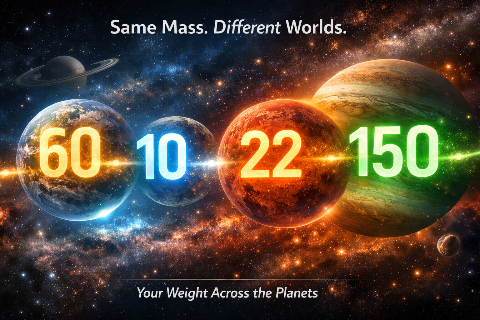 Final planetary weight infographic