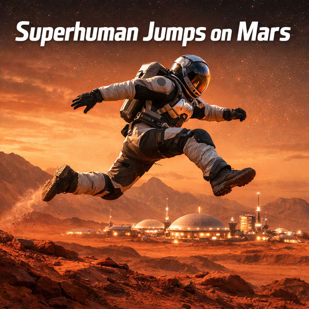Mars jumping exploration