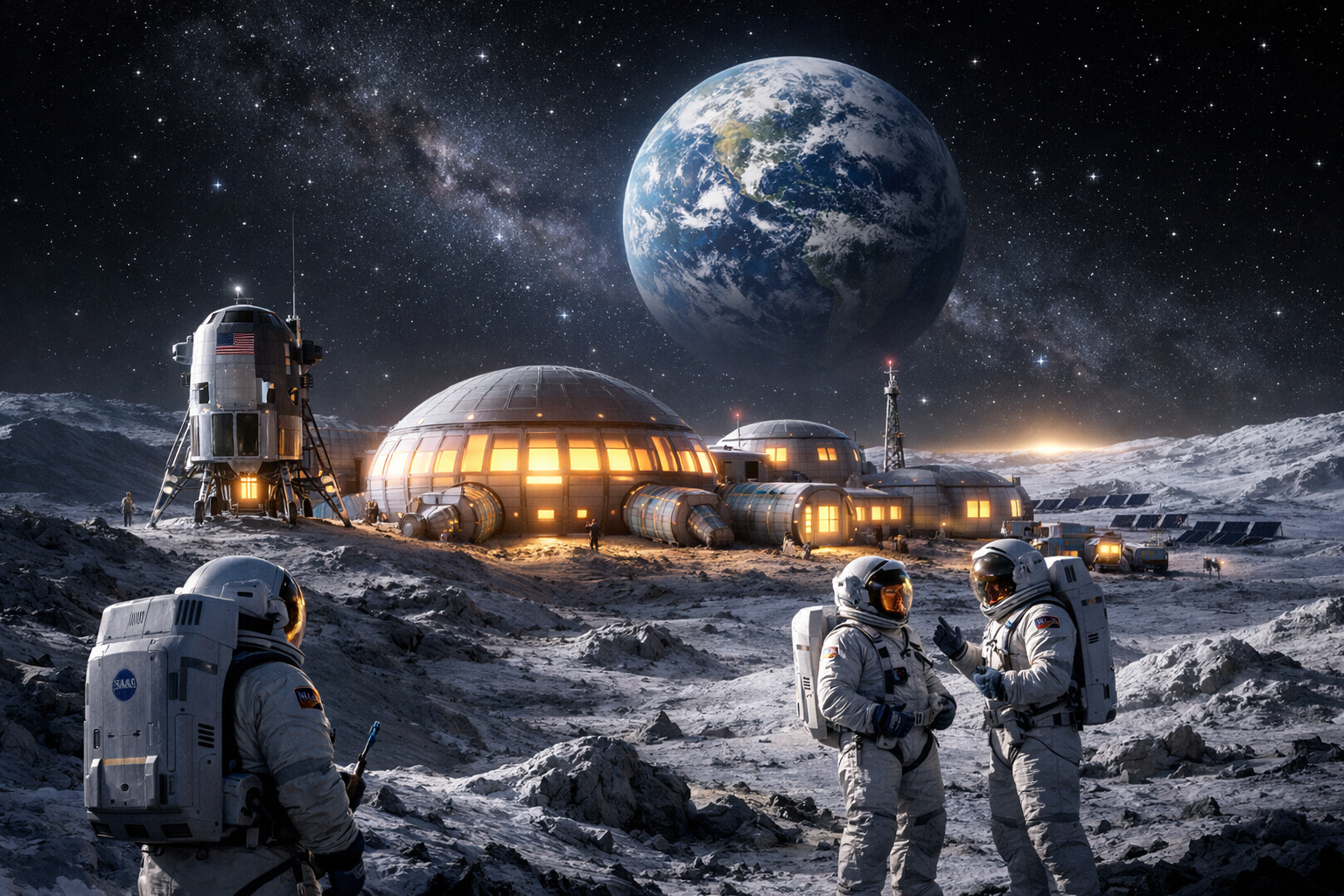 NASA Artemis Moon Base