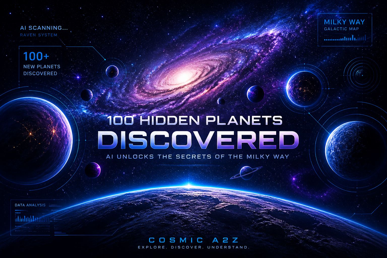 AI discovering hidden exoplanets in the Milky Way galaxy using NASA TESS and RAVEN system