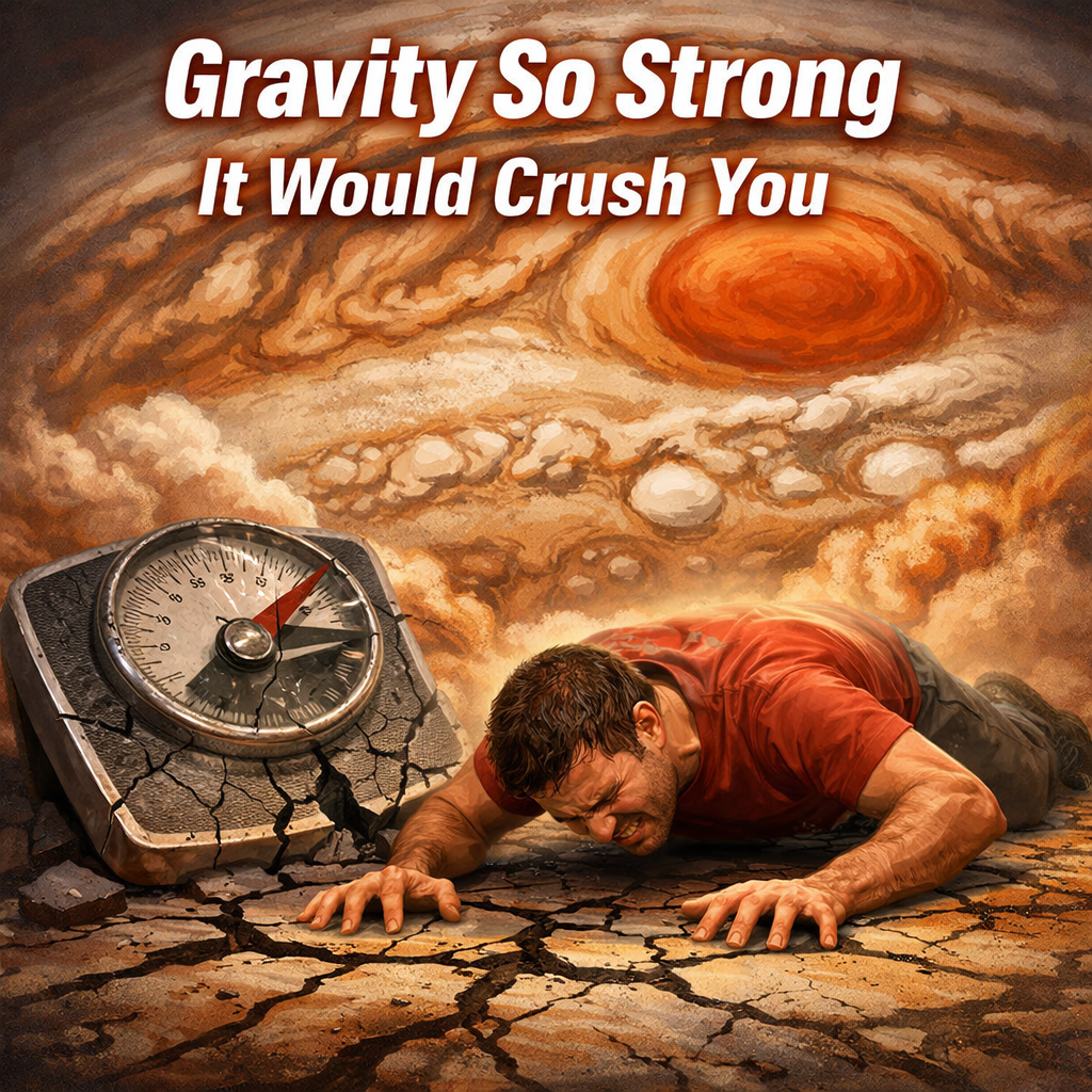 Jupiter gravity crush