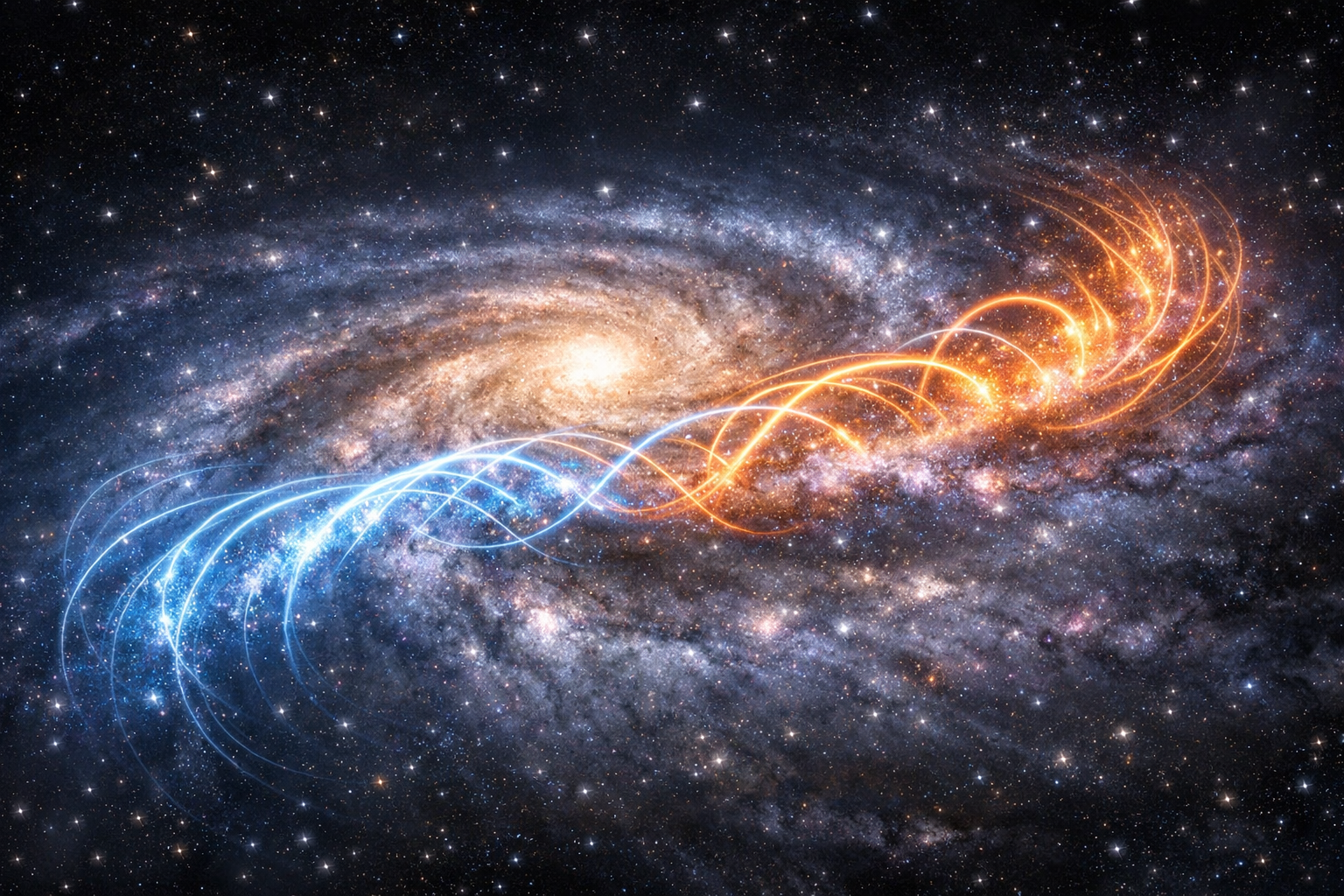 Milky Way magnetic flip
