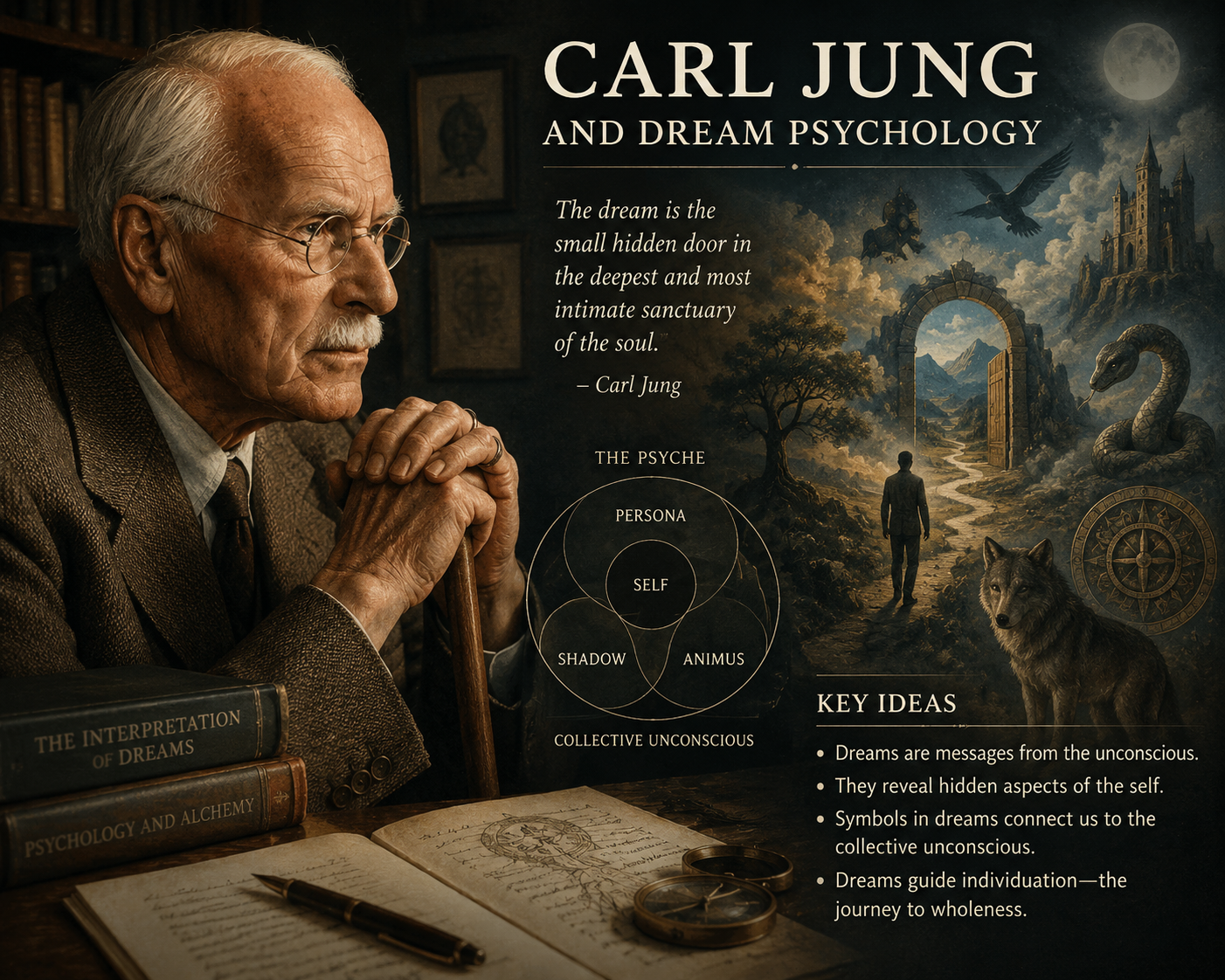 Carl Jung and the concept of the collective unconscious in dream psychology